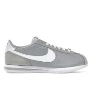 NIKE CORTEZ TEXTILE FLAT SILVER WHITE