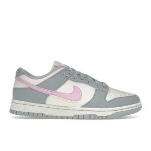 NIKE DUNK LOW NEXT NATURE LIGHT SMOKE GREY PINK RISE (WOMENS)