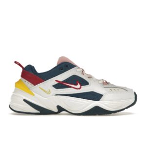 NIKE M2K TEKNO BLUE FORCE SUMMIT WHITE CHROME YELLOW (WOMENS)