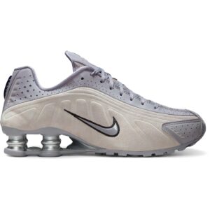 NIKE SHOX R4 CEMENT GREY BLACK (WOMENS)