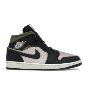 JORDAN 1 MID SE OFF NOIR MEDIUM OLIVE