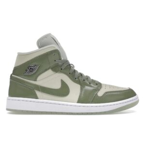 JORDAN 1 MID SE SEA GLASS OIL GREEN (WOMENS)