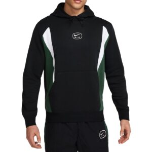 NIKE AIR MENS PULLOVER HOODIE - BLACK/FIR/WHITE/WHITE @ NIKE SAUDI