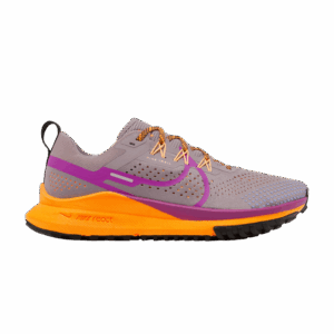 NIKE REACT PEGASUS TRAIL 4 PURPLE SMOKE TOTAL ORANGE PEACH CREAM VIVID PURPLE (WOMENS)