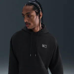 NIKE STREET FLEECE OVERHEAD HOODIE BLACK