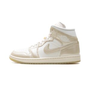 JORDAN 1 MID SE METALLIC TEAM GOLD
