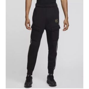 NIKE AIR MENS FLEECE CARGO TROUSERS - BLACK/FIR @ NIKE SAUDI