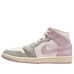 Air Jordan 1 Mid Wmns "enigma Stone / Particle Rose"