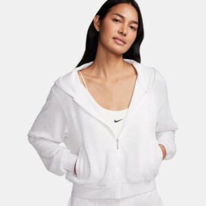 W Nsw Chill Terry Loose Fz French Hoodie "white"
