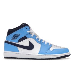 Jordan 1 Mid University Blue Midnight Navy